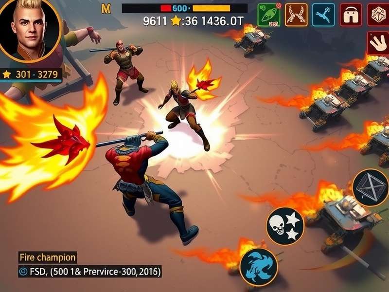 Fire Champion character customization options